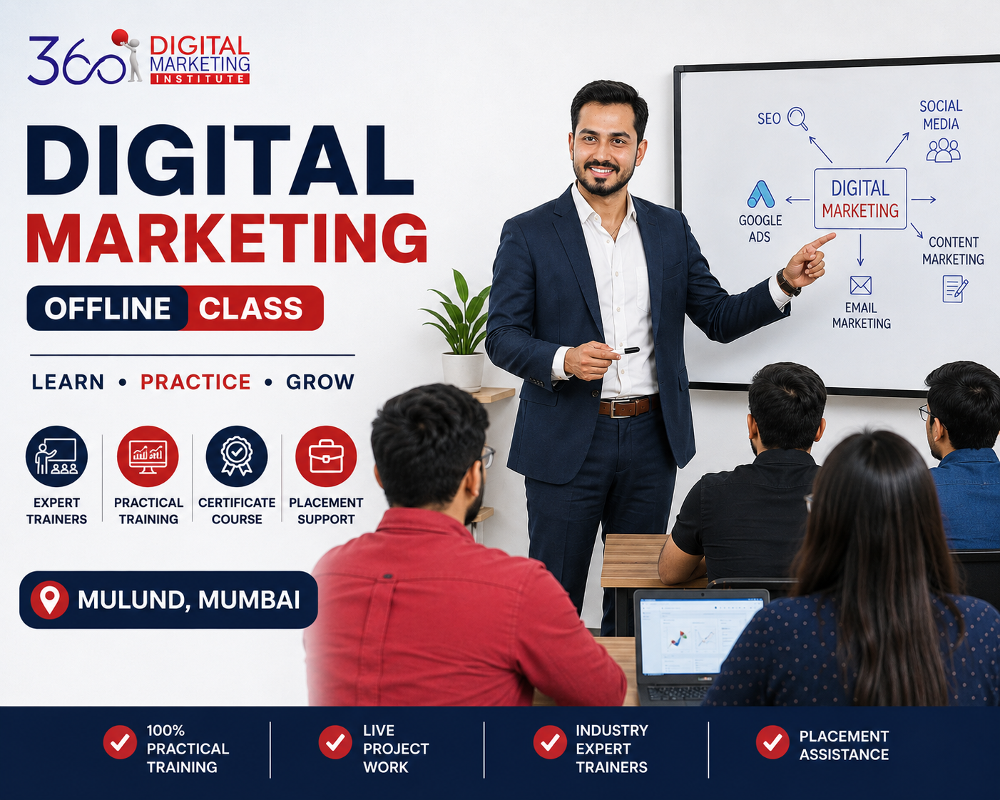 Offline Digital Marketing course in mulund